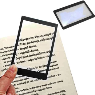 SZKŁO POWIĘKSZAJĄCE LUPA DO PORTFELA 175X120MM - Mikroskopy i lupy - miniaturka - grafika 1