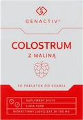 Przeziębienie i grypa - Colostrum z Maliną 20 Tabletek Do Ssania - miniaturka - grafika 1