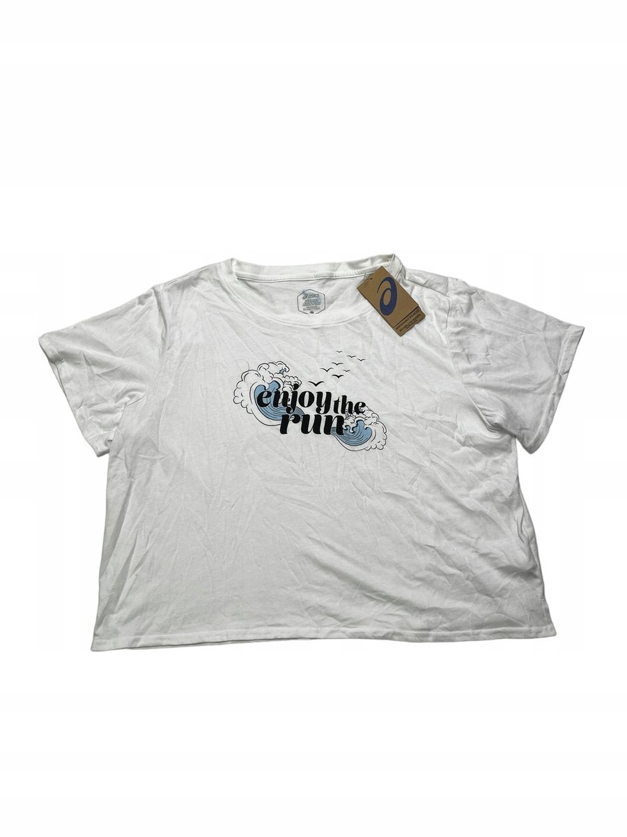 Koszulka t-shirt damski biały Asics XXL