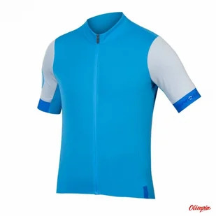 Koszulka rowerowa Endura FS260 S/S Jersey light blue - Koszulki rowerowe - miniaturka - grafika 1