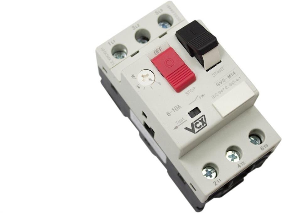 VCX Wyłącznik silnikowy 6,0-10A 3P 6kV 230/400V GV-2