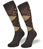 Skarpetki damskie - Podkolanówki jeździeckie SPDJ, brązowe, Model/14, 39/42 - miniaturka - grafika 1