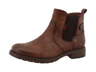 Botki damskie - Mustang botki damskie 15M0052002, rozmiar:40 EU, kolor:Br±zowy - miniaturka - grafika 1