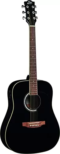 Eko - RANGER 6 EQ BLACK, Gitara Akustyczna z EQ, Kolor Czarny