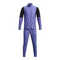 Koszulki sportowe męskie - Męski dres komplet treningowy Under Armour UA M's Challenger Tracksuit - fioletowy - UNDER ARMOUR - miniaturka - grafika 1