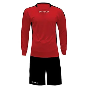 Givova KITC64, unisex, KITC63, Rosso-Nero, XXL - Zestawy damskiej odzieży sportowej - miniaturka - grafika 1