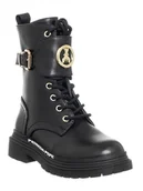 Botki damskie - Patrizia Pepe Botki w kolorze czarnym - miniaturka - grafika 1