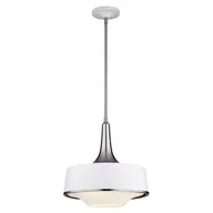Lampy sufitowe - Elstead Lighting Biały duża lampa wisząca Holloway - miniaturka - grafika 1