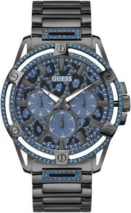 Zegarek Zegarek Guess GW0497G5 Grey Stainless Steel 48mm - Zegarki męskie - miniaturka - grafika 1