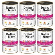 Mokra karma dla psów - Dolina Noteci PREMIUM Junior bogata w serca wołowe 400g - miniaturka - grafika 1