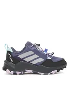 Buty trekkingowe dziecięce - adidas Trekkingi Terrex Ax4s Speed Lacing Hiking JS2961 Fioletowy - miniaturka - grafika 1