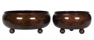 DONICZKA MISA MISKA styl loft płytka osłonka donica okrągła na bonsai 2 szt - Donice DONICZKA MISA MISKA styl loft płytka osłonka donica okrągła na bonsai 2 szt - Donice - miniaturka - grafika 1