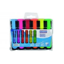 Q-Connect ZAKREŚLACZ FLUOR 4 SZT MIX GR.LINII PIS. 1-5,2MM,DŁ LINII 250M 7358906PL-99 - Zakreślacze - miniaturka - grafika 1