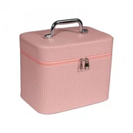 Kosmetyczki, organizery i kuferki - Top Choice Plait Pink Kuferek damski rozmiar M - miniaturka - grafika 1