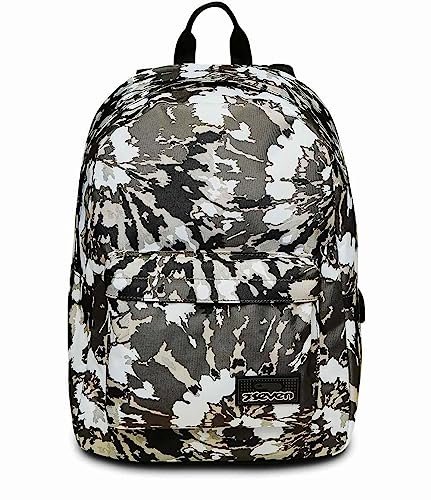 Seven ZAINO ISCHOOLPACK - NERO GIRL, plecak szkolny, Czarny, Jeden rozmiar, Nowoczesny