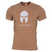 Koszulki męskie - Pentagon - Koszulka Ageron T-Shirt - Spartan Helmet - Coyote - miniaturka - grafika 1