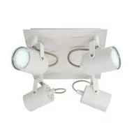 Lampy sufitowe - Kobi Reflektor spot kinkiet lampa ruchoma biała 4xGU10 ARLES 3631 3631 - miniaturka - grafika 1