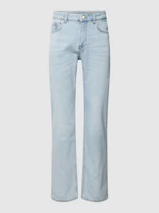 Jeansy o kroju slim fit z dodatkiem streczu - Spodnie męskie - miniaturka - grafika 1
