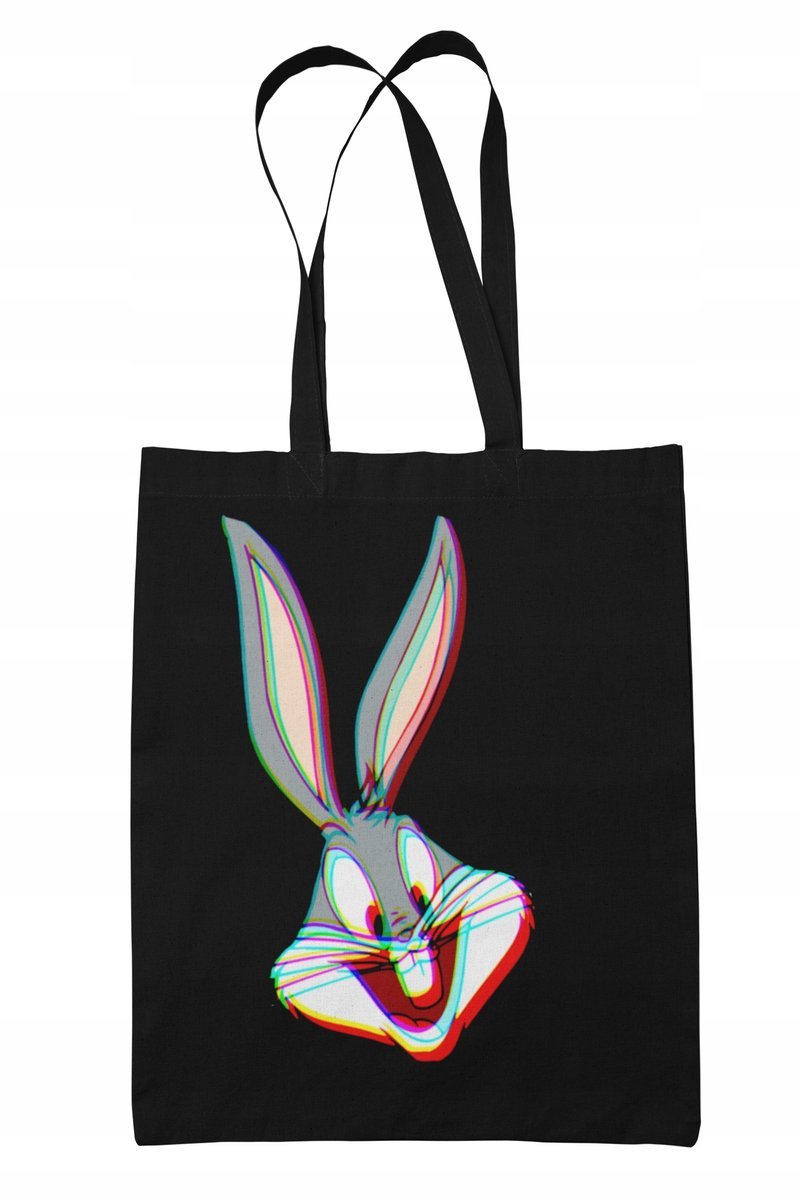Torba Shopper-materiał-na ramie-prezen-Królik bugs