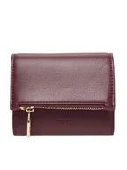 Portfele - TOUS Mały Portfel Damski City 2002303021 Bordowy - miniaturka - grafika 1