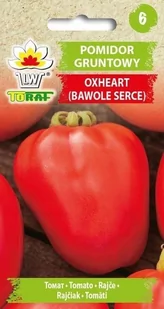 Pomidor Gruntowy Bawole Serce Oxheart 0,5G - Nasiona i cebule - miniaturka - grafika 1