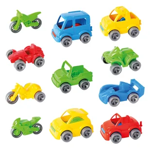 Kid Cars Sport autka pojazdy  samochody sportowe różne Wader 52609  11 modeli - Samochody i pojazdy dla dzieci - miniaturka - grafika 1