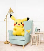 Figurki dla dzieci - DUŻY WIELKI MIŚ PLUSZOWY PIKACHU PLUSZAK PRZYTULANKA GIGANT 90CM POKEMONY - miniaturka - grafika 1