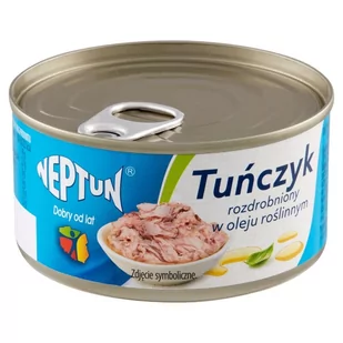 Neptun Tuńczyk rozdrobniony w oleju roślinnym 185 g - Konserwy i dania rybne - miniaturka - grafika 1