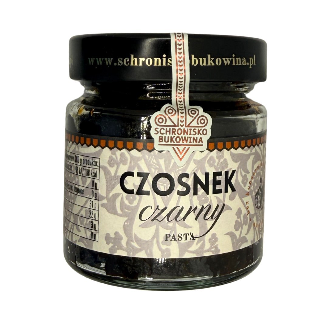 Pasta z czarnego czosnku 200g 100% - Schronisko Bukowina