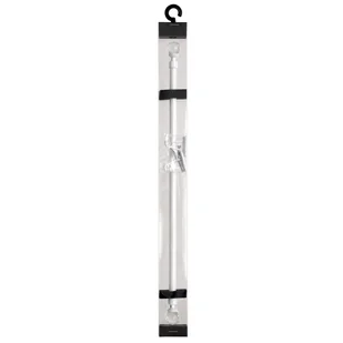 Karnisz mini do zazdrostek Kula Crystal 60-80 cm biały - Karnisze - miniaturka - grafika 1