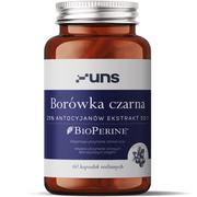 Suplementy naturalne - UNS Borówka Czarna 60 kapsułek (5904238962077) - miniaturka - grafika 1