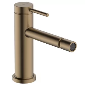 HANSGROHE 73201140 Tecturis S Jednouchwytowa bateria bidetowa z kompletem odpływowym Brąz Szczotkowany - Baterie bidetowe - miniaturka - grafika 1