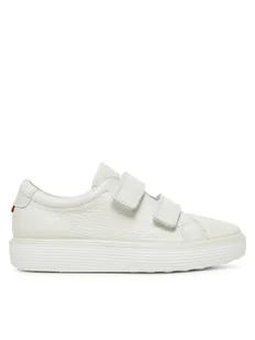 ECCO Sneakersy Soft 60 K 71381201007 Biały - Buty dla dziewczynek - miniaturka - grafika 1