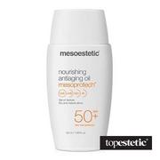 Kremy do twarzy - Mesoestetic Mesoprotech olejek do skóry dojrzałej przeciwsłoneczny SPF50+ w żelu, 50 ml, 1253-uniw - miniaturka - grafika 1