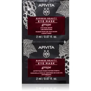 Apivita Apivita Express Beauty Winogrono - wygładzająca maseczka pod oczy 2x2ml - Kosmetyki pod oczy - miniaturka - grafika 1