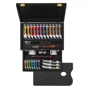 Farby Olejne Talens Rembrandt Oil Colour Box Luxury - Farby i media malarskie - miniaturka - grafika 1