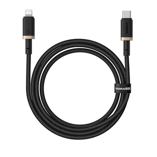 Kabel Baseus Dura Typ C 20W 1m (czarno-złoty) - Kable USB - miniaturka - grafika 1