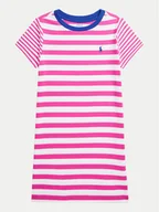 Sukienki i spódniczki dla dziewczynek - Polo Ralph Lauren Sukienka codzienna 313957122002 Różowy Regular Fit - miniaturka - grafika 1