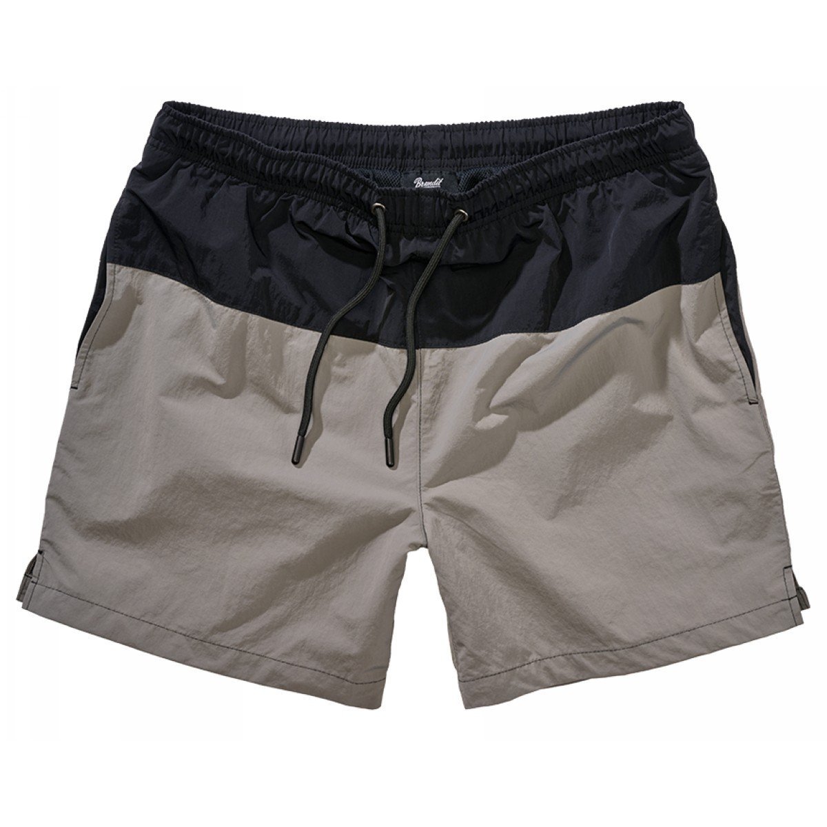Szorty kąpielowe Brandit Swimshort Basic - Czarne / Szare S [S]