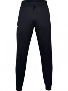Męskie spodnie treningowe UNDER ARMOUR SPORTSTYLE TRICOT JOGGER - czarne - Spodnie męskie - miniaturka - grafika 1