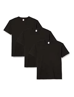 Fruit of the Loom T-shirt męski, ciężki, 3-pak, Czarny, M - Koszulki męskie - miniaturka - grafika 1
