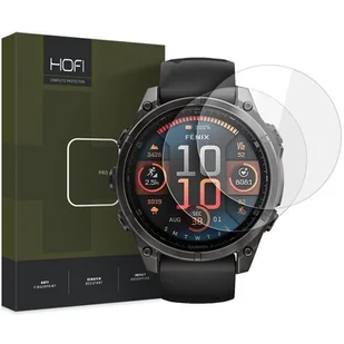 Szkło hartowane Hofi Glass Pro+ 2-Pack do Garmin Fenix 8 (47 mm) Clear - Akcesoria do smartwatchy - miniaturka - grafika 1