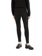 Legginsy - TOM TAILOR Denim Damski Legginsy Basic 1034177, 14482 - Deep Black, M - miniaturka - grafika 1