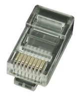 Konwertery sieciowe i transceivery - Gembird Gembird LC-8P8C-001/10 wtyk sieciowy 8P8C RJ45 dla kabli sieciowych drut pozłacane styki 30u" kat.5e 10 sztuk LC-8P8C-001/10 - miniaturka - grafika 1