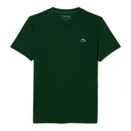 Koszulki męskie - Koszulka męska Lacoste Novak Djokovic Ultra-Dry T-shirt Green L - miniaturka - grafika 1