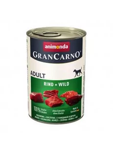 Animonda GranCarno Dorosłe Dziczyzna Plus 400g 1113 - Mokra karma dla psów - miniaturka - grafika 2