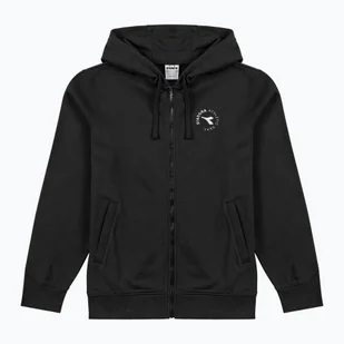 Bluza męska Diadora Hoodie FZ Essential Sport nero - Bluzy męskie - miniaturka - grafika 1