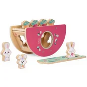 Zabawki interaktywne dla dzieci - Zabawka CHICCO My Wood Friends Drewniane wzgórze króliczków 00012195000000 - miniaturka - grafika 1