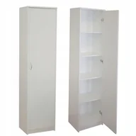 Regały - Regał zamknięty GABI 40 cm x 180cm x 35 cm biały - miniaturka - grafika 1