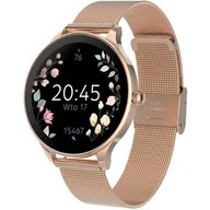 Smartwatch - Forever Velora SB-306 Różowe złoto - miniaturka - grafika 1